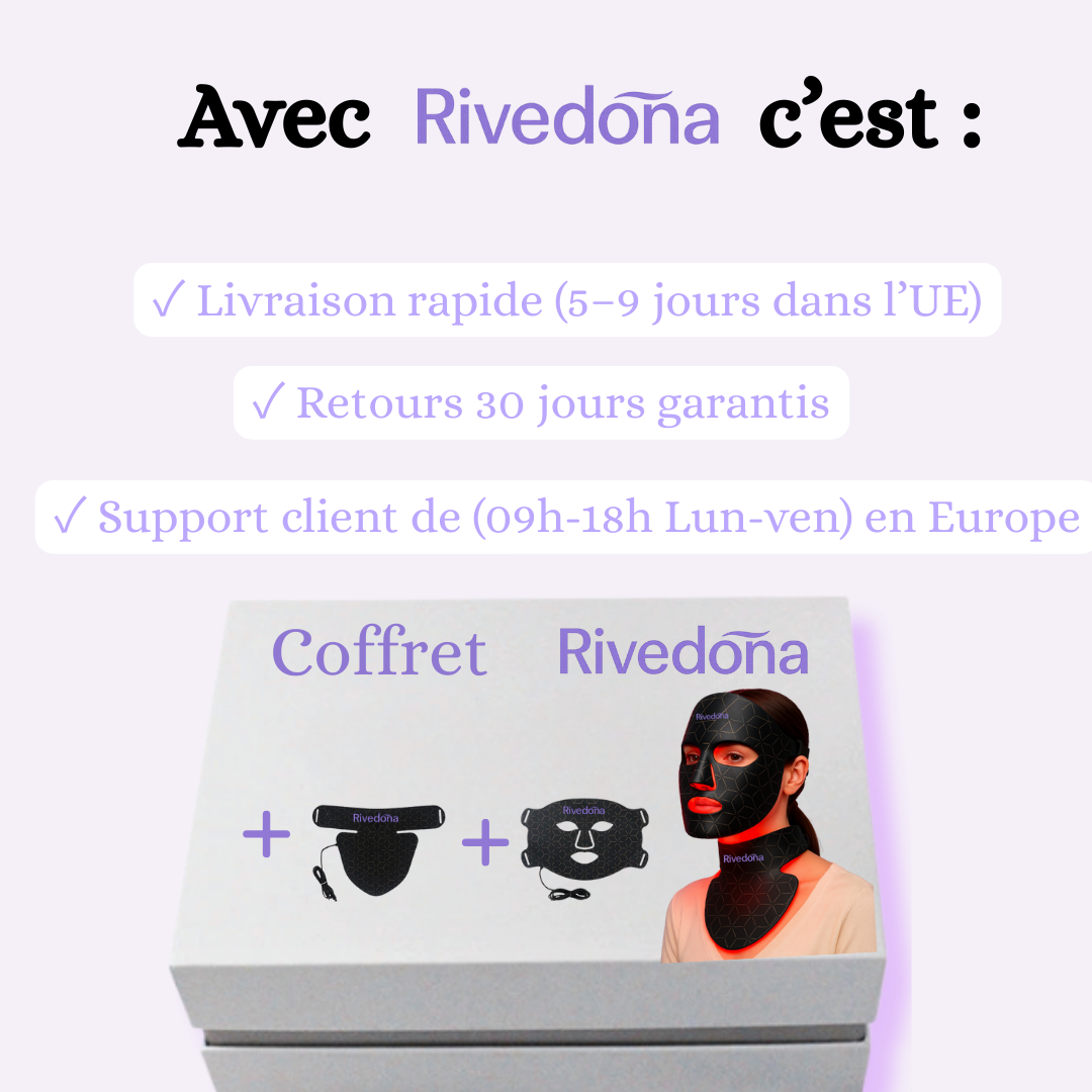livraison 5–9 jours, retours 30 jours, SAV Europe