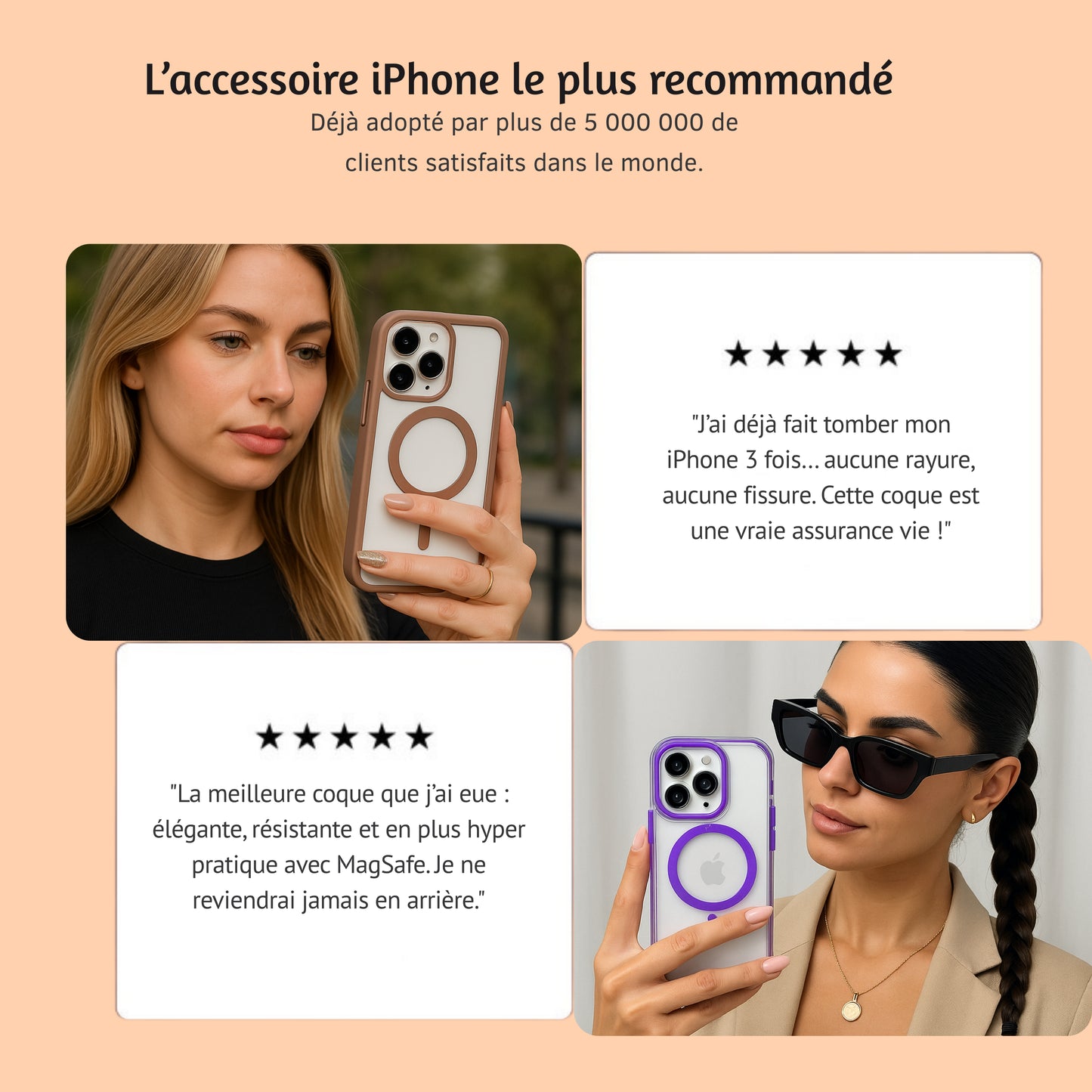 Coque iPhone élégance garantie – Rivedoña