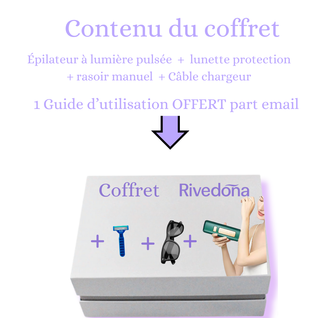 Épilation à lumière pulsée — IPL réglages multiples — hommes et femmes — Rivedoña
