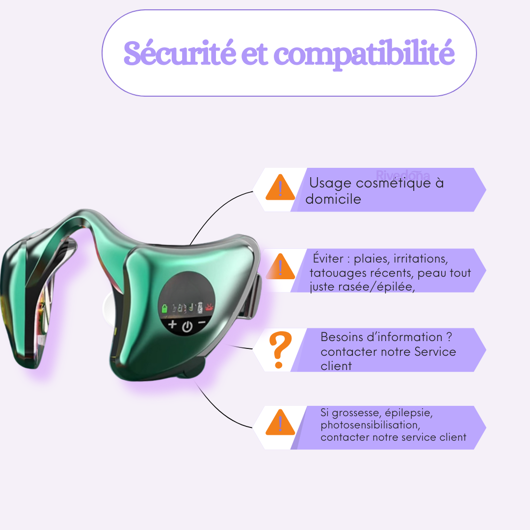 Icônes précautions d’usage et contre-indications