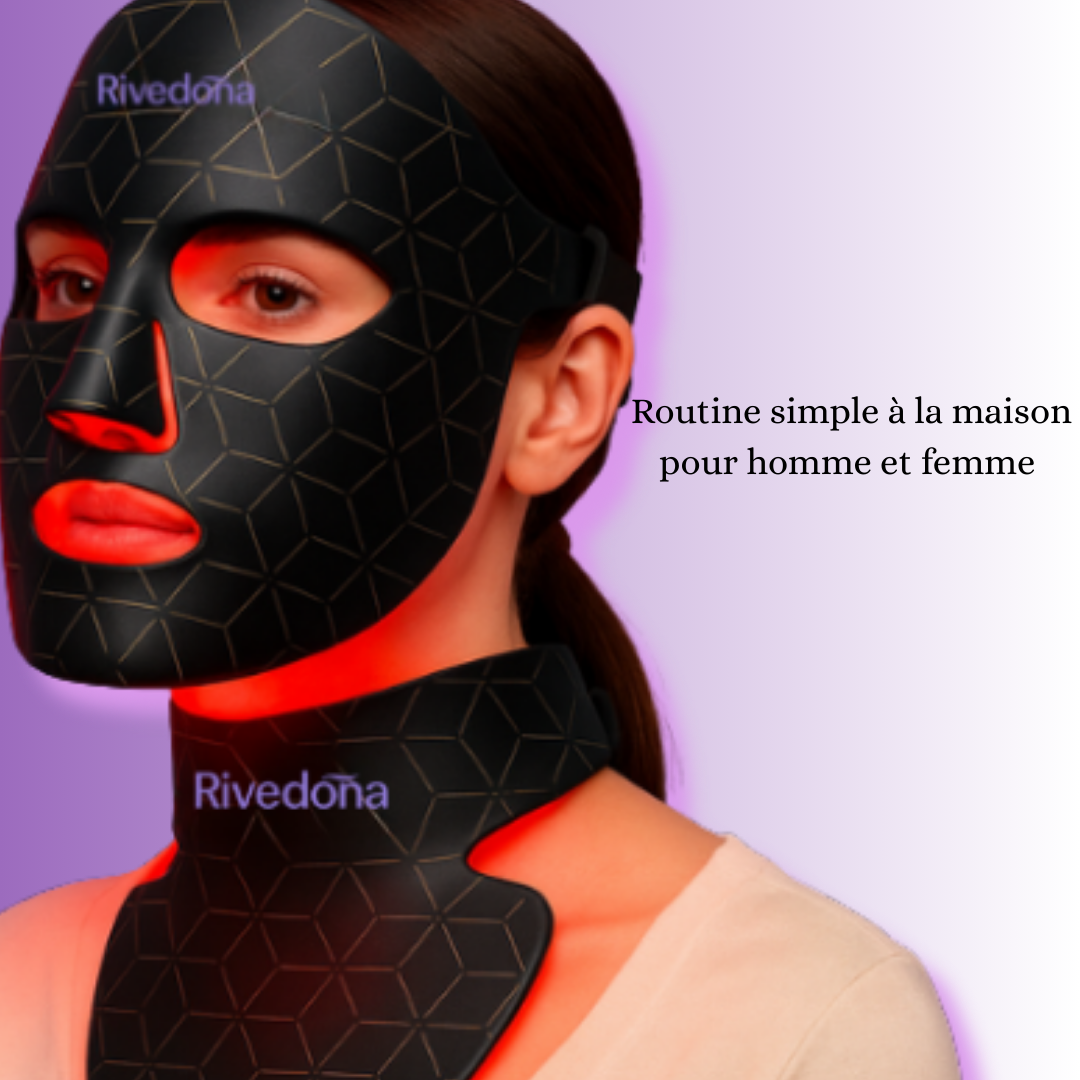 Utilisation du masque LED Rivedoña à domicile


