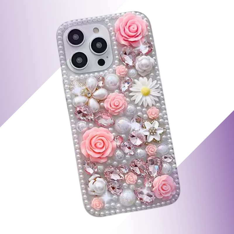 Coque iPhone Roses de Cristal - Rivedoña
