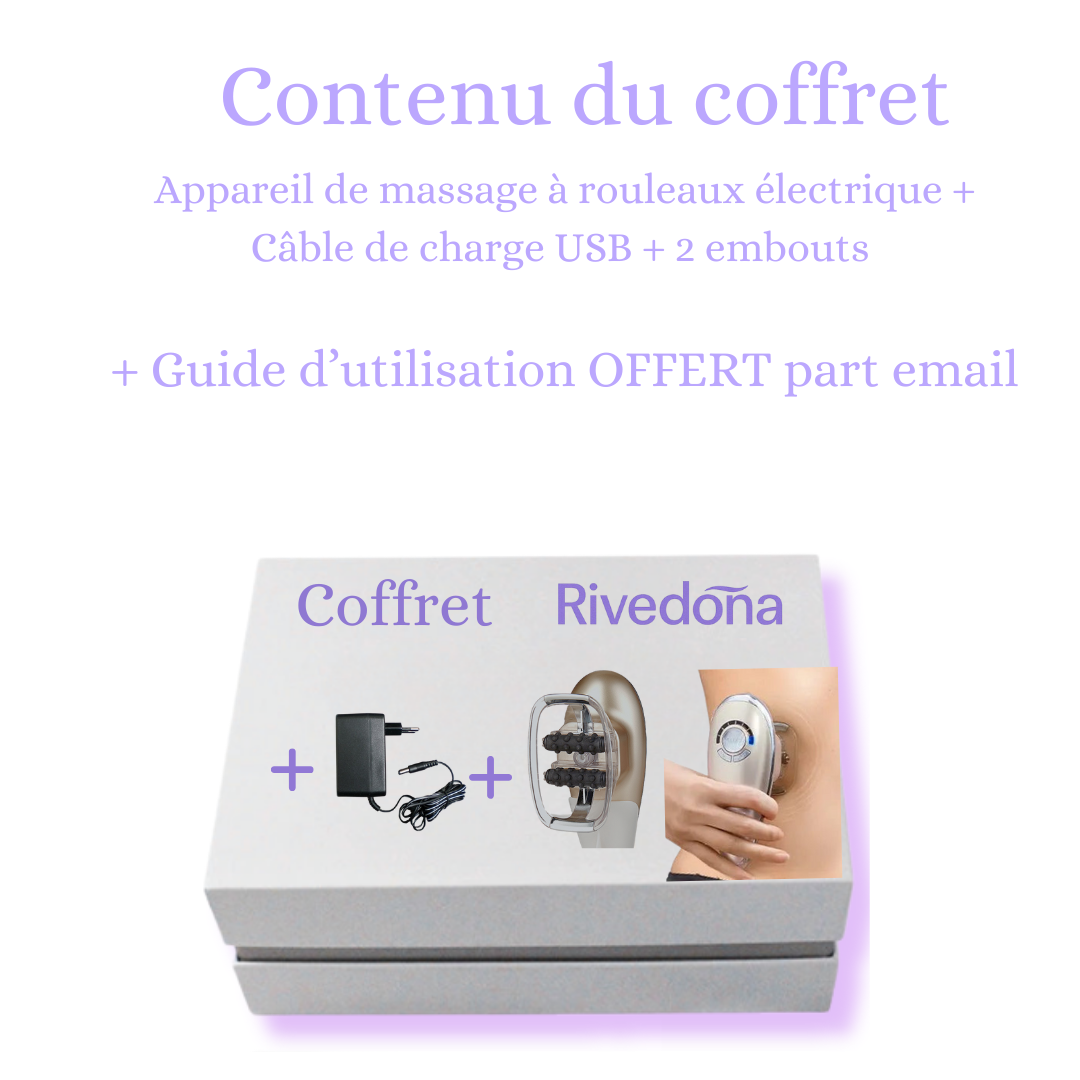 Il y a tout le contenu du coffret que les clients vont recevoir les produits et le packaging avec du avec du texte pour indiquer que ce que le client va recevoir