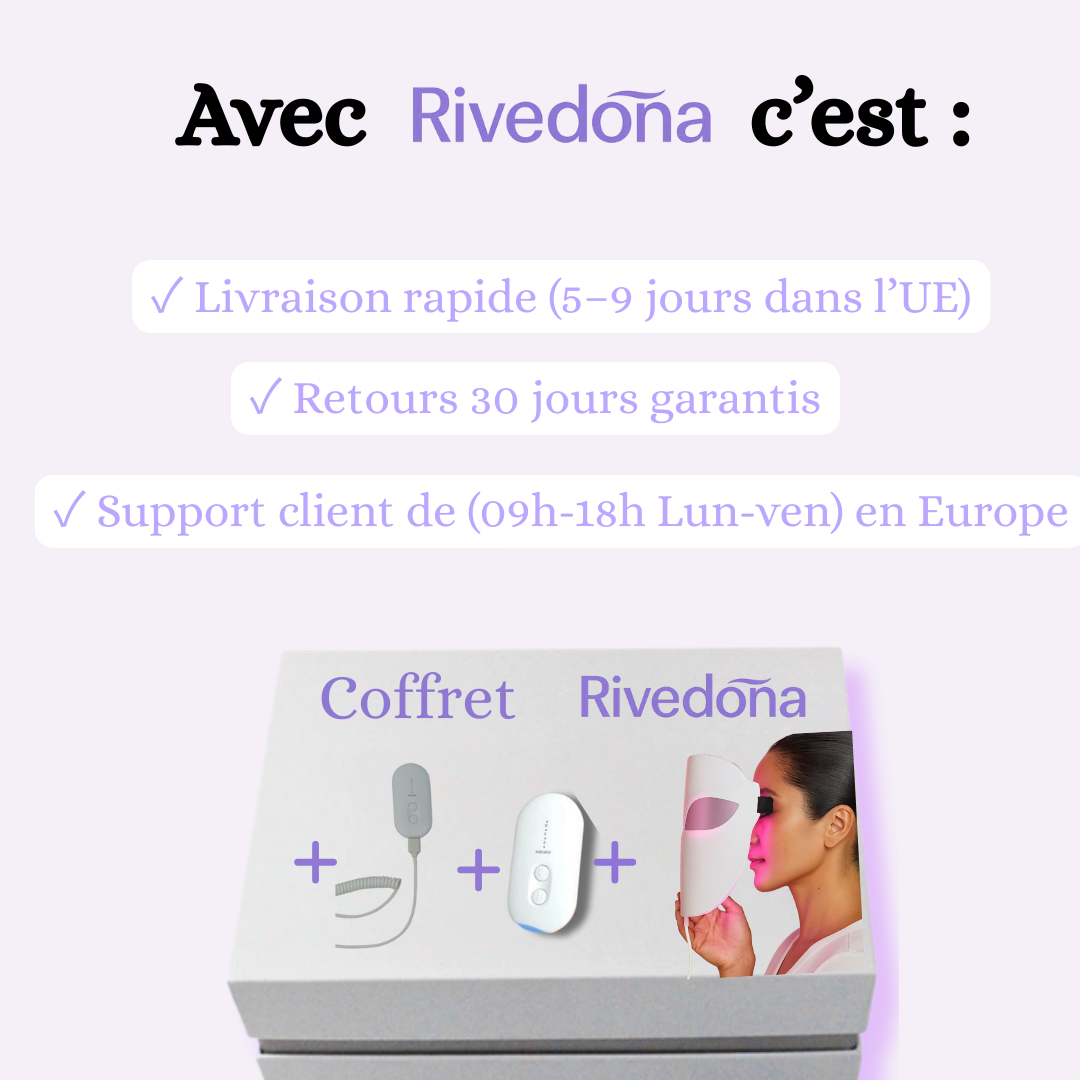  livraison 5–9 j, retours 30 j, support Europe
